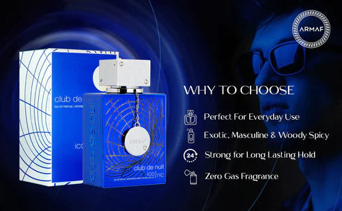 Armaf Club De Nuit ICONIC 3.6 oz 105 ml Eau de Parfum