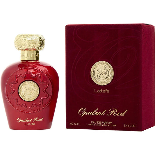 Lattafa Opulent Red unisex Eau De Parfum Spray 3.4 oz