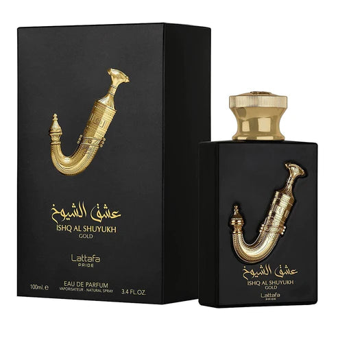 ISHQ AL SHUYUKH GOLD By LATTAFA PRIDE Eau De Parfum Spray 3.4 oz 100 ml